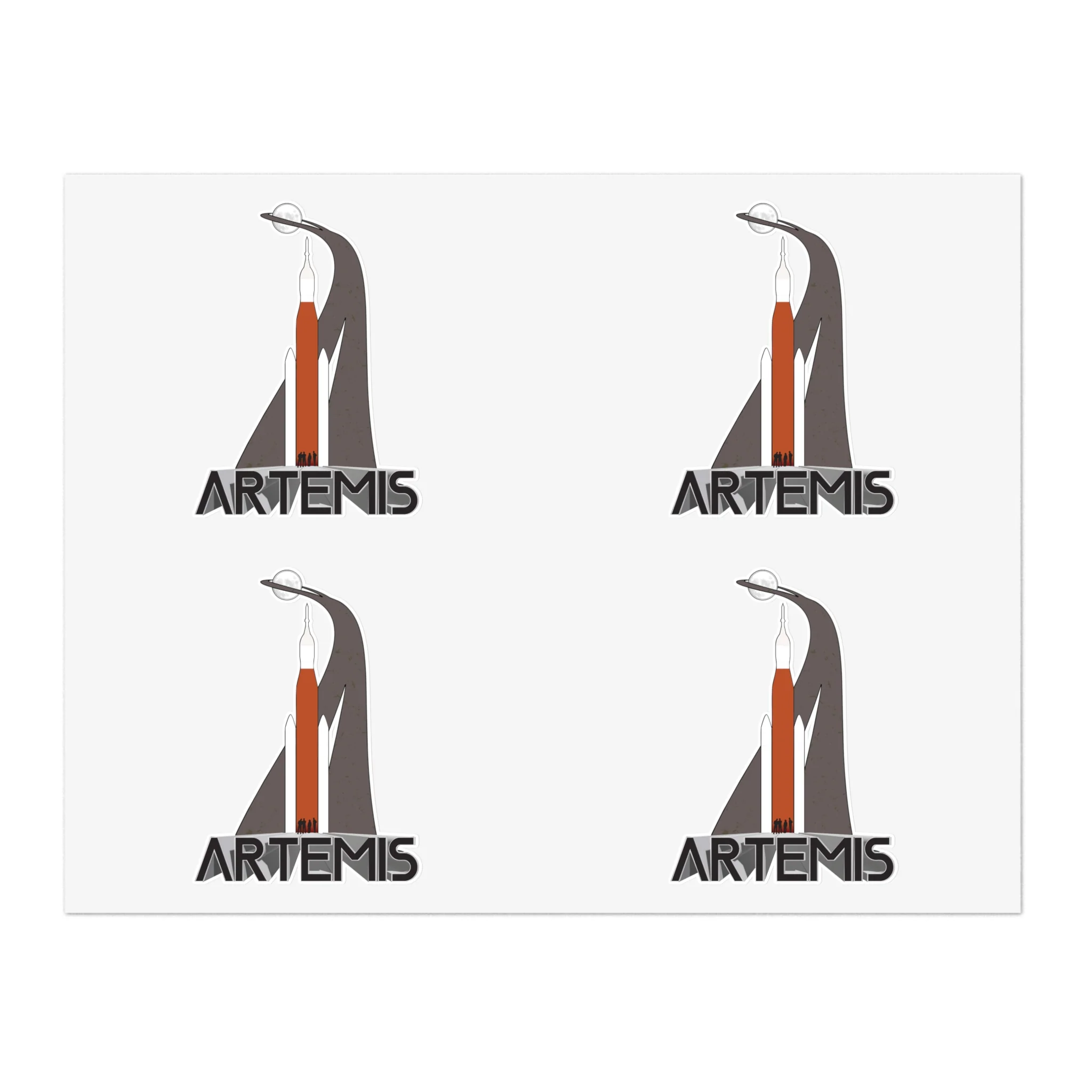 Artemis II Vintage - Sticker Sheet - Image 4