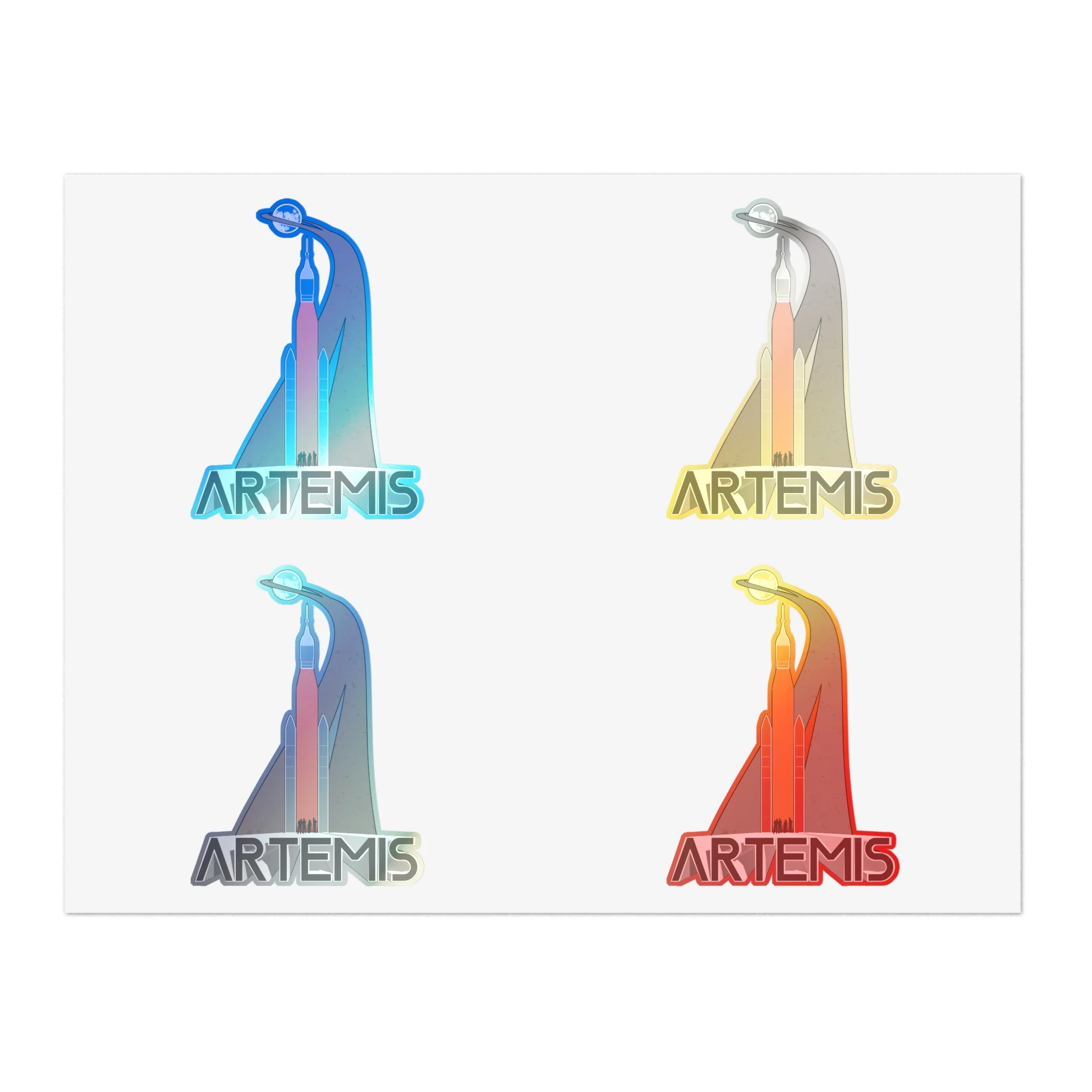 Artemis II Vintage - Sticker Sheet - Image 6