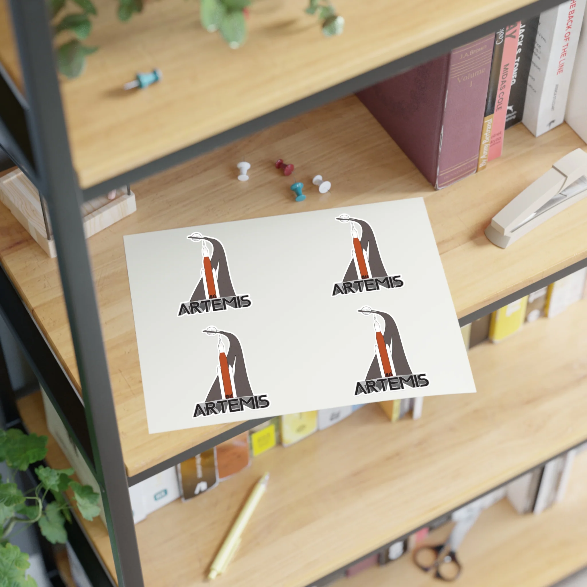 Artemis II Vintage - Sticker Sheet - Image 9