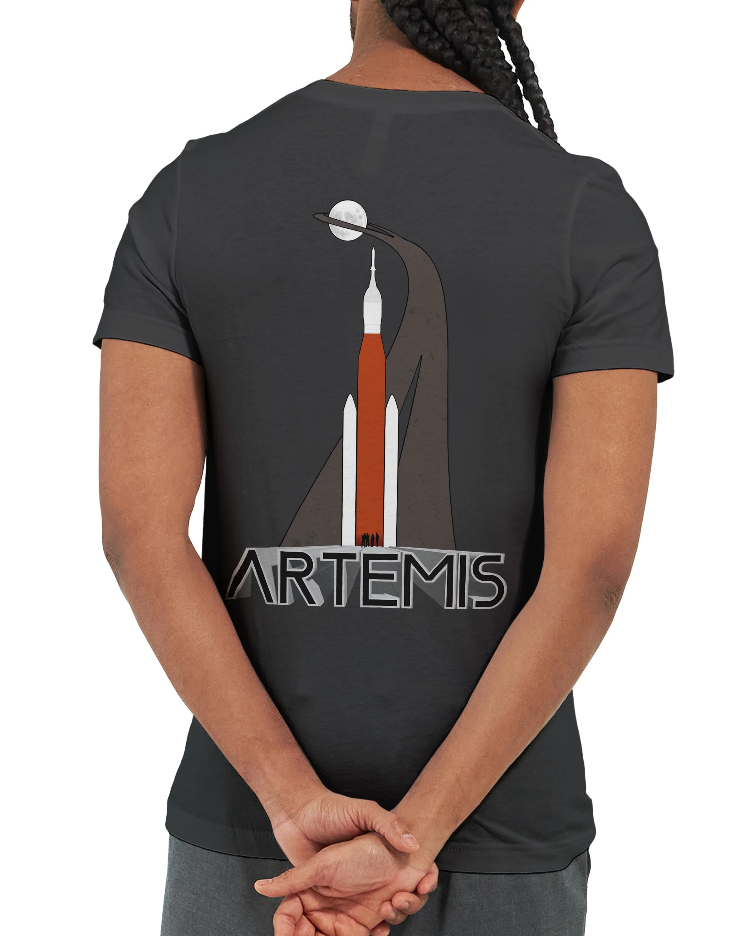 Artemis II Vintage - Unisex T-shirt - Image 10