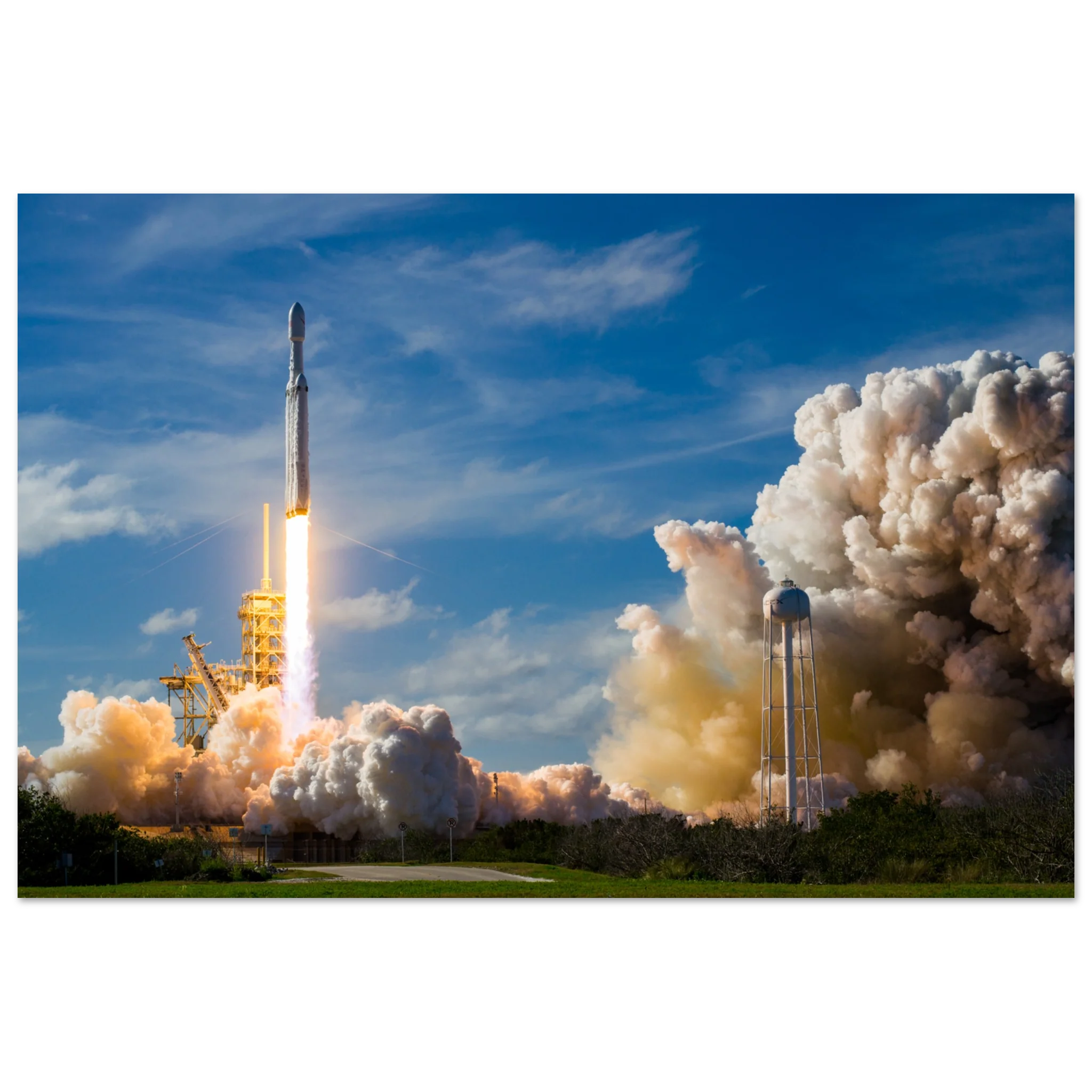 Falcon Heavy - Showing off - Metal Print - Image 5