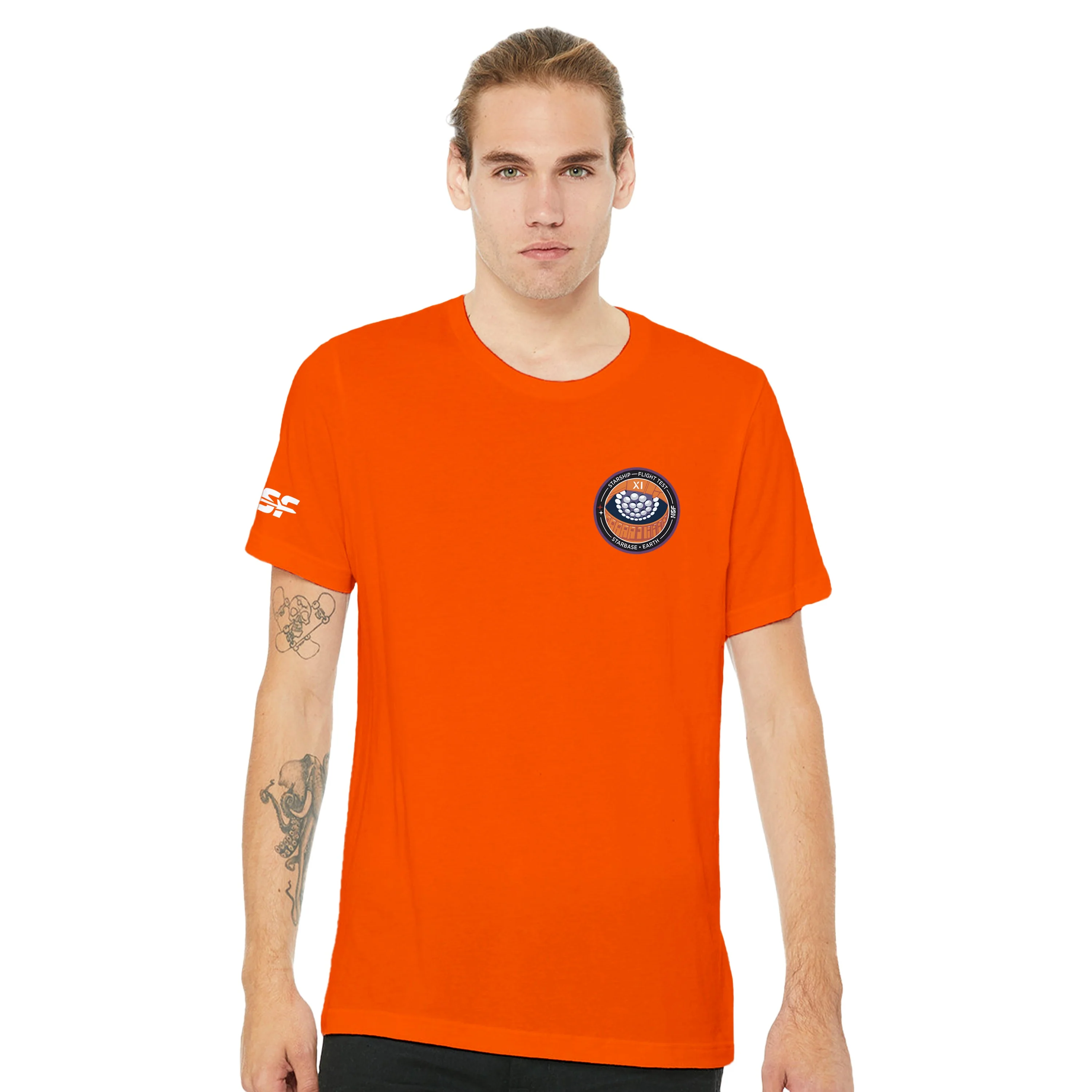 Starship Flight 11 Emblem - Unisex T-shirt - Image 12