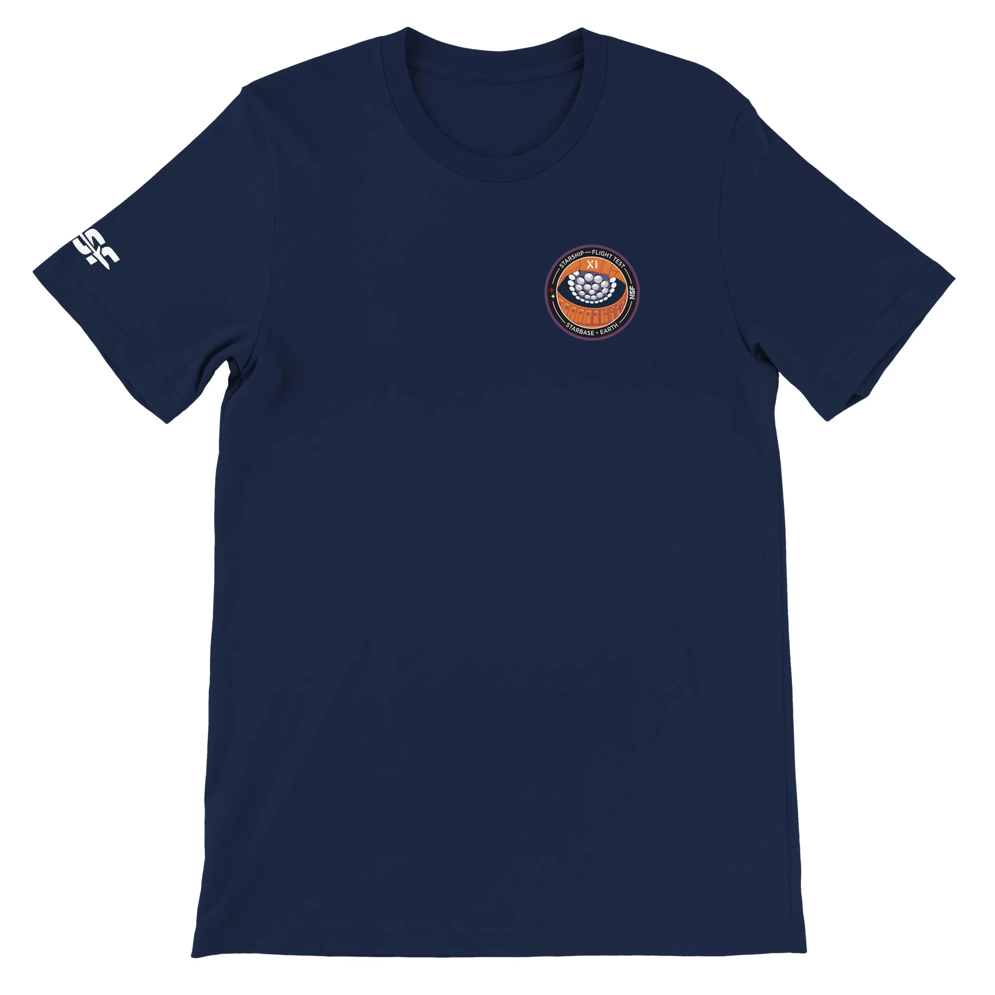 Starship Flight 11 Emblem - Unisex T-shirt - Image 5
