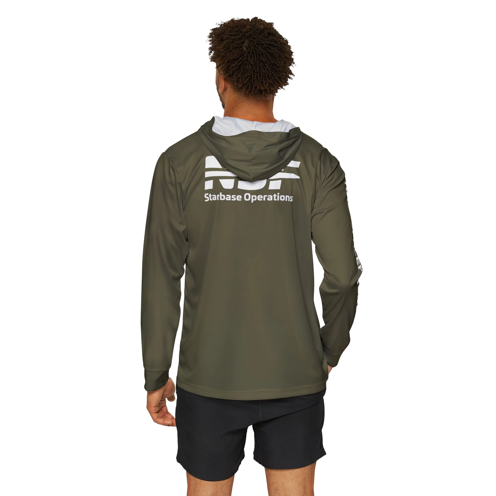 Green & White Starbase Sun Shirt - Image 4
