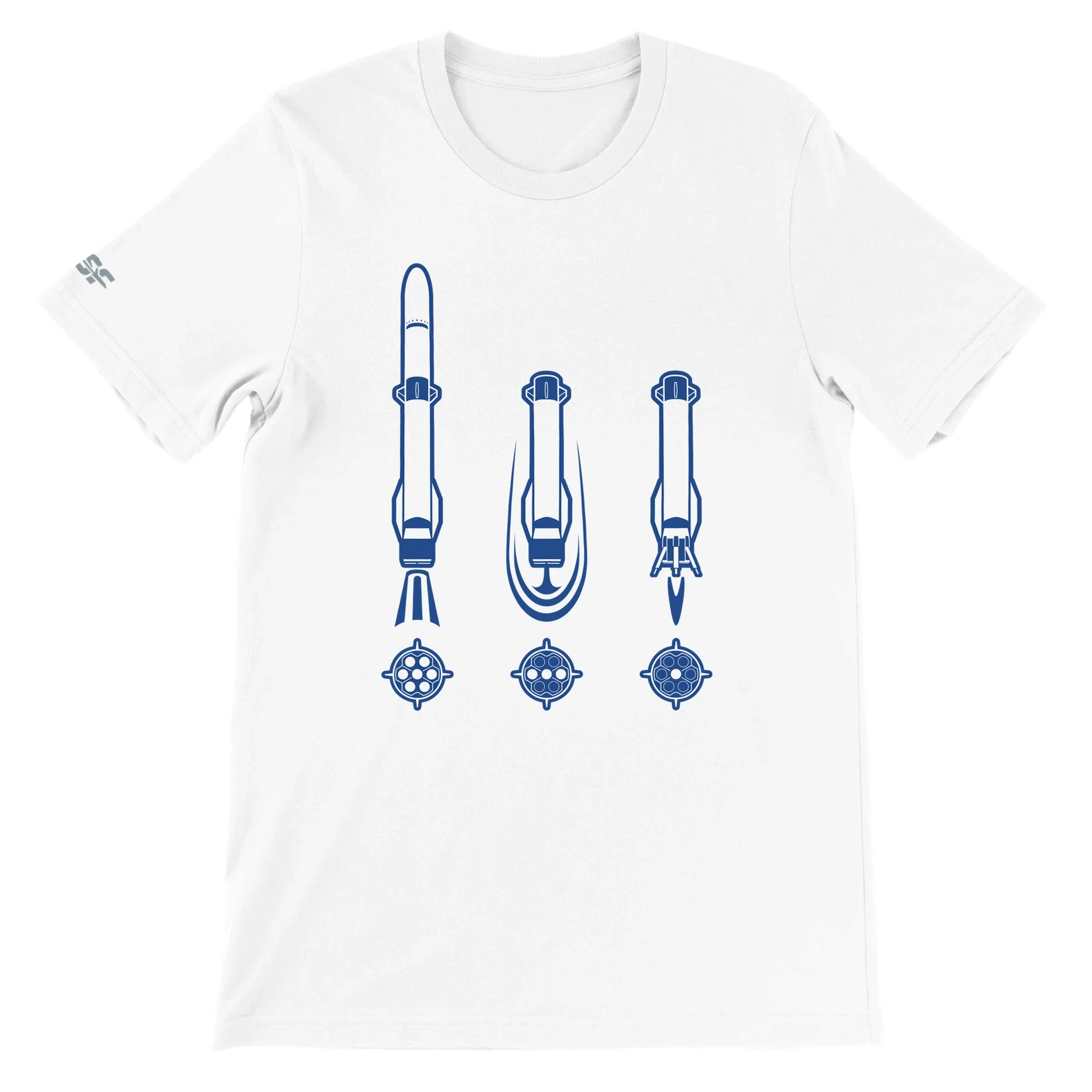 Launch, Entry, Landing - New Glenn Edition - Unisex T-shirt - Image 3
