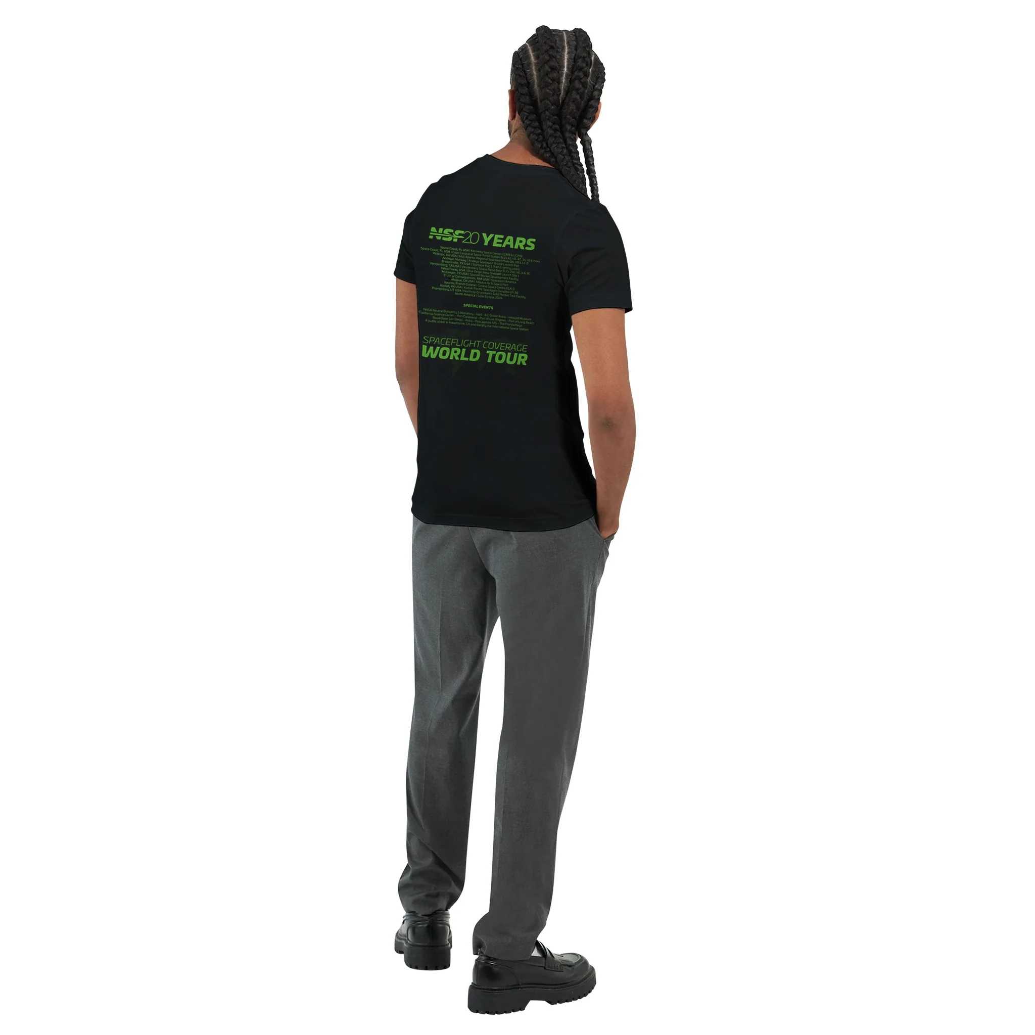 NSF UK/EU Meet Up Tour - Unisex T-Shirt ( Green & Black) - Image 4