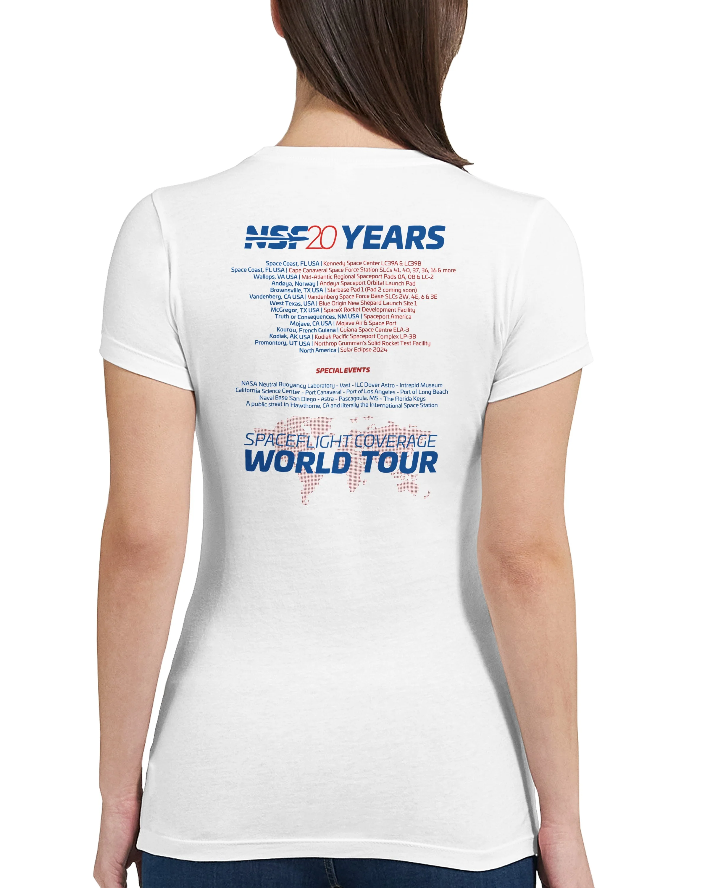 NSF Tour - Womans T-shirt - Image 3