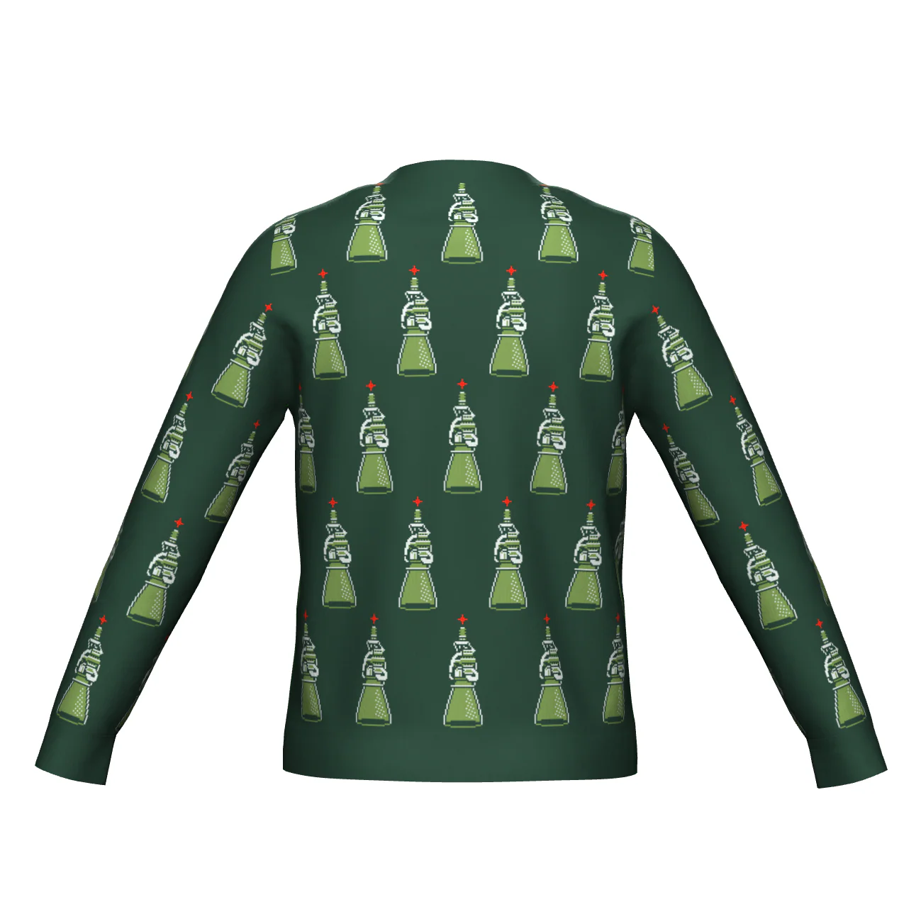 Raptor Knitted Holiday Sweater - Image 4