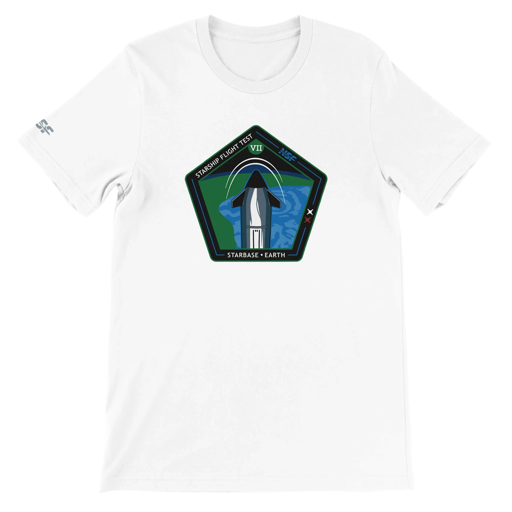 Starship Flight Test 7 - Unisex T-shirt - Image 5