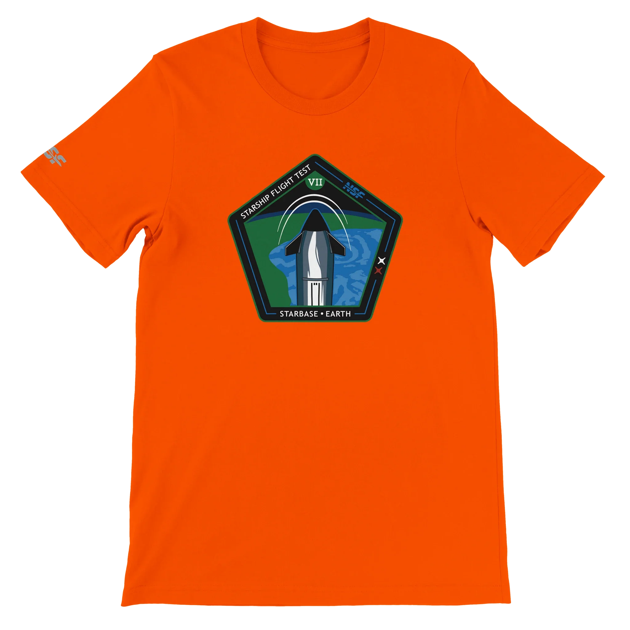 Starship Flight Test 7 - Unisex T-shirt - Image 6