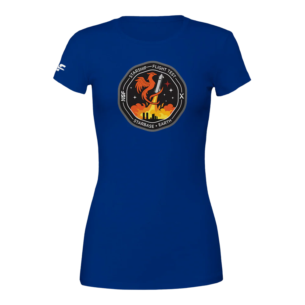 Starship Flight 10 - Womans T-shirt - Image 3