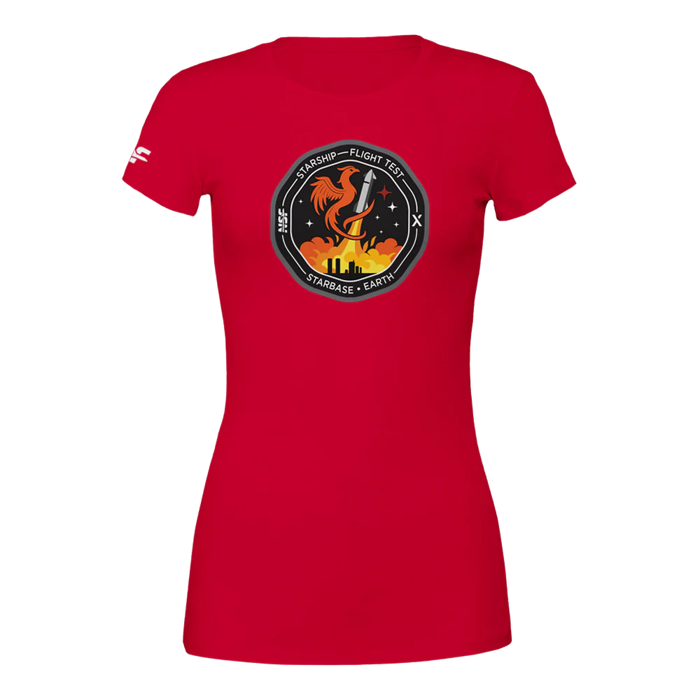 Starship Flight 10 - Womans T-shirt - Image 4