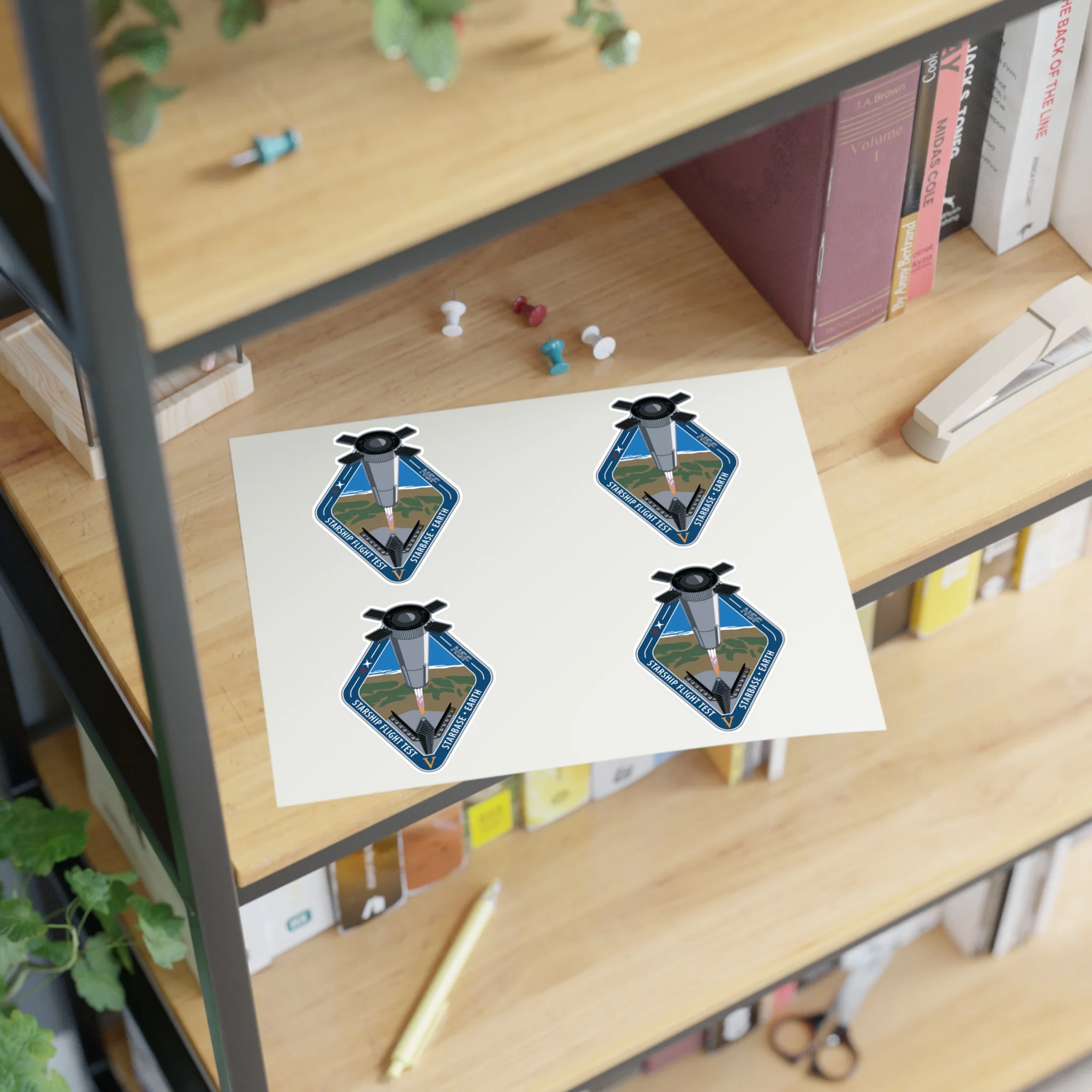Starship Patch 5 Sticker Sheet - Image 8