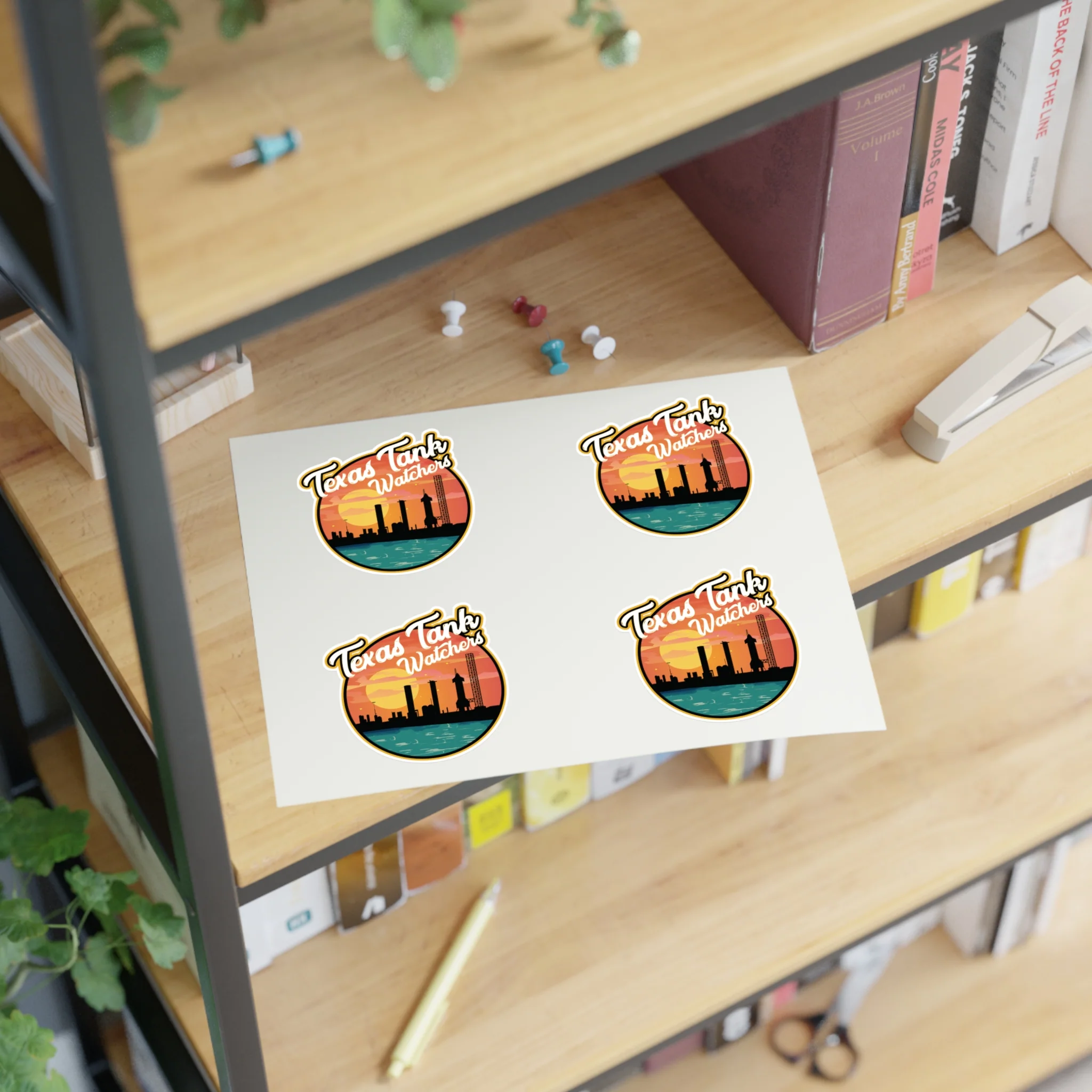 Texas Tank Watcher Sticker Sheet - Image 8