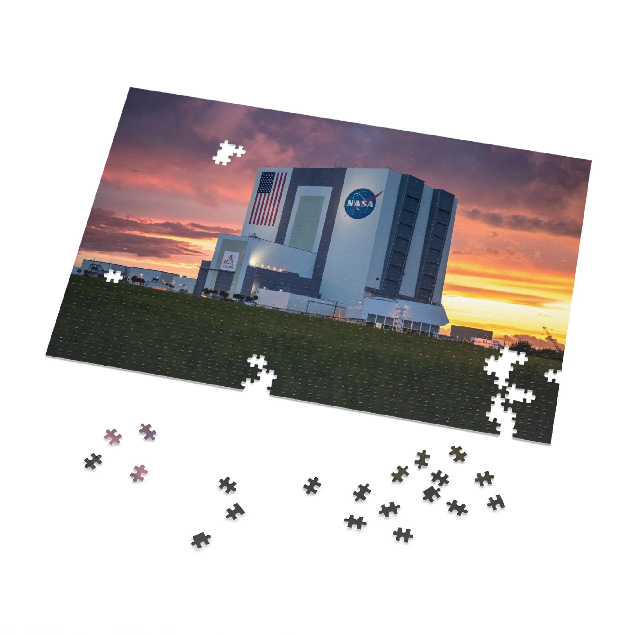 VAB at Sunset - Puzzle - Image 3