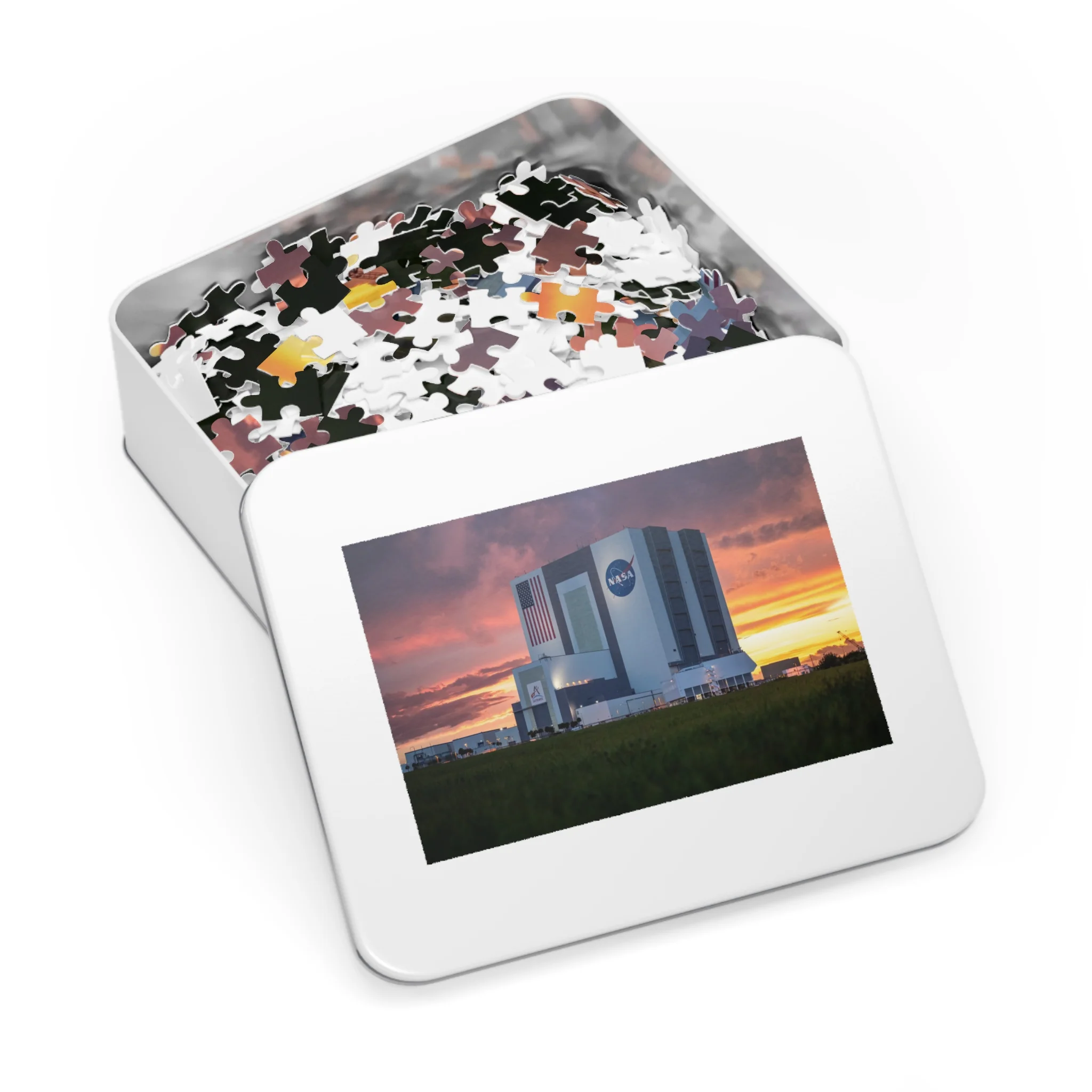 VAB at Sunset - Puzzle - Image 4
