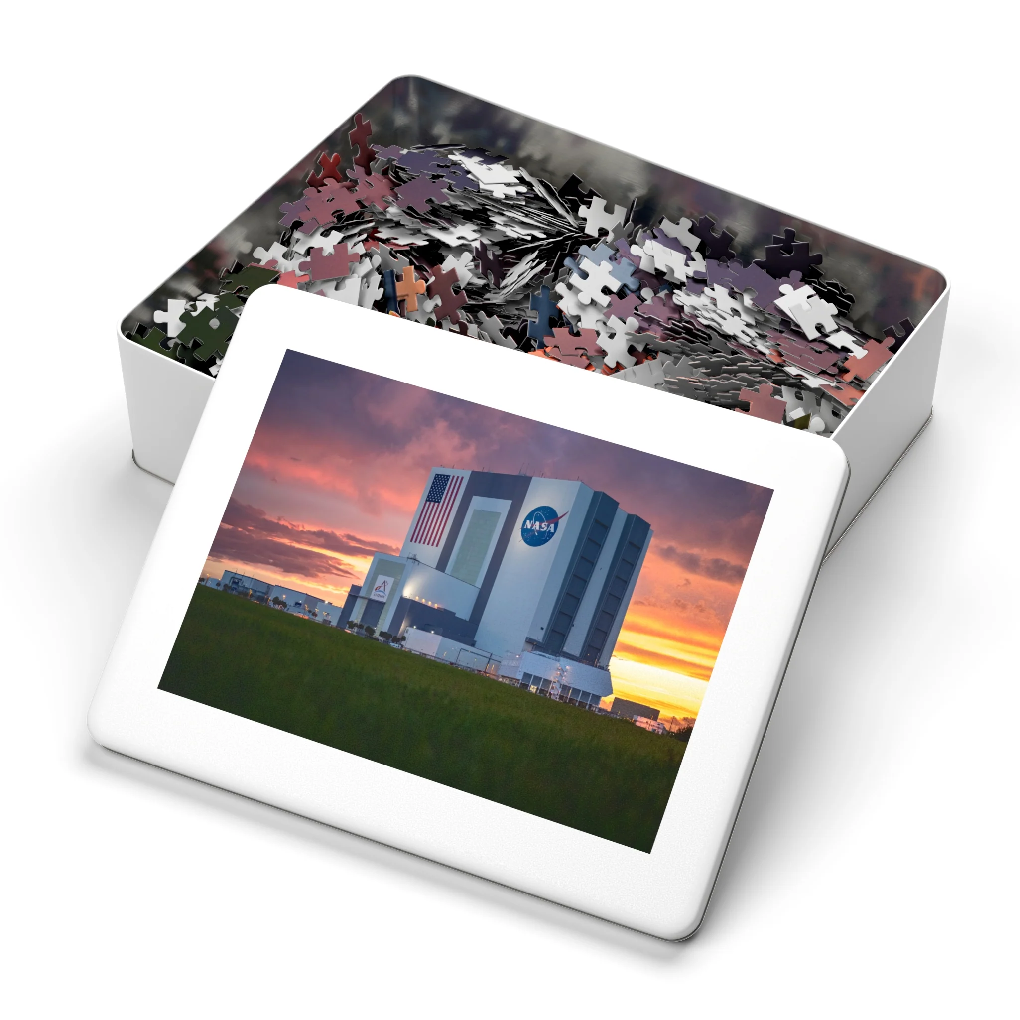 VAB at Sunset - Puzzle - Image 6