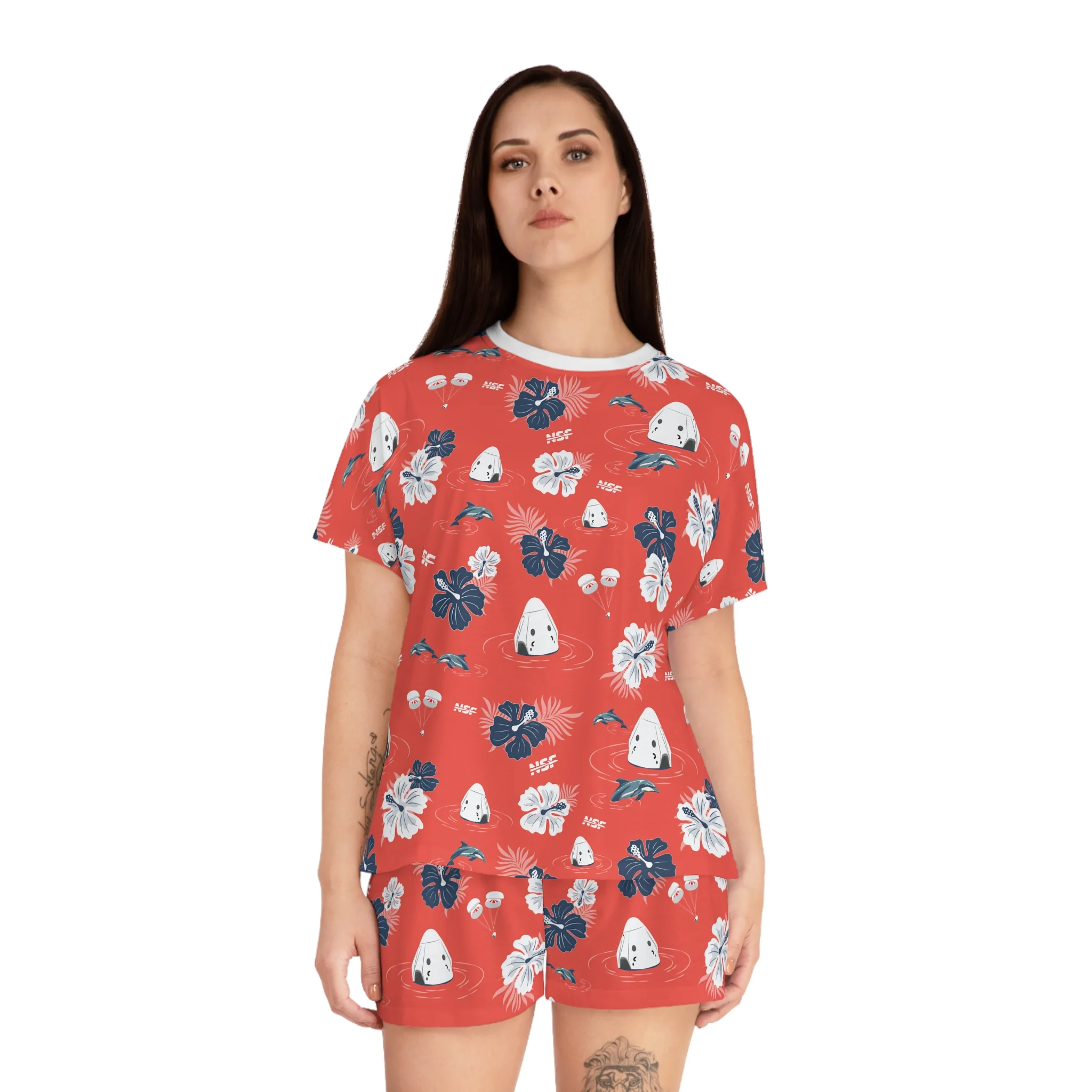 Women's Red Dragon PJ Set - Image 4
